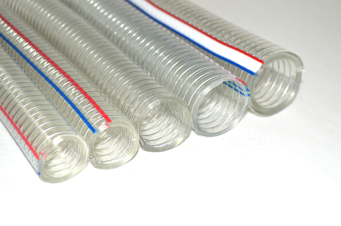 manguera de alambre de acero de PVC