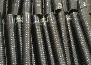 Los manguera de silicona corrugada se pueden personalizar en diferentes longitudes