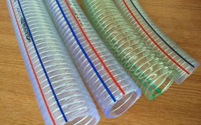 Aplicación de manguera de alambre de acero de PVC
