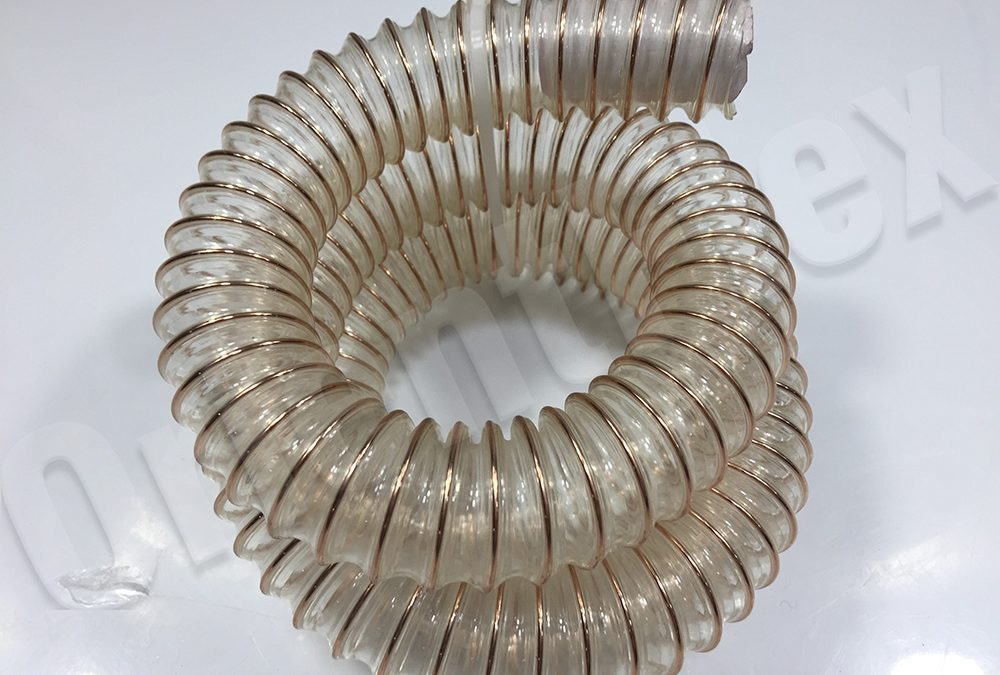 PU steel wire duct